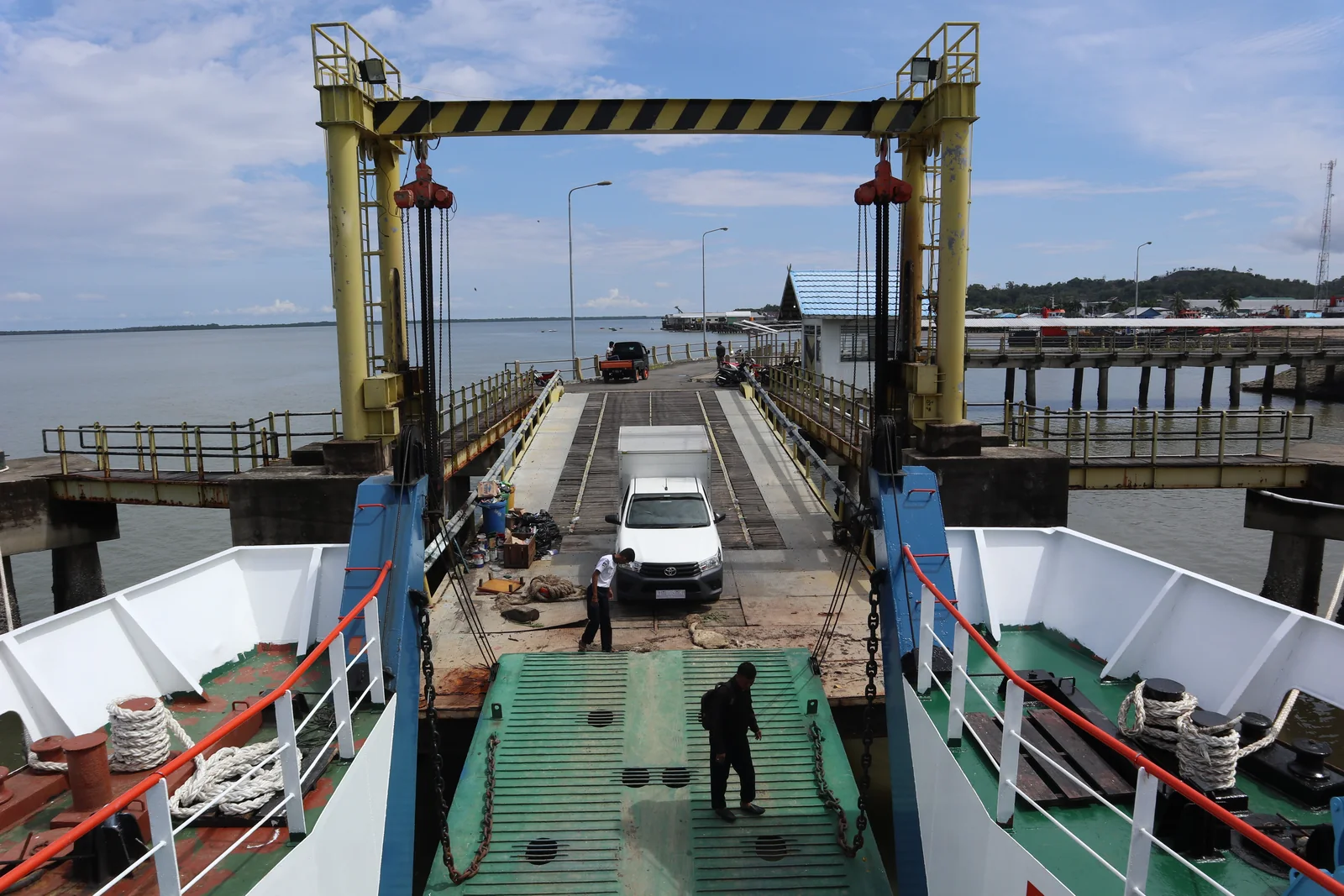 Ramp feri di Pelabuhan Juata Laut, Kota Tarakan; foto arsip 21 November 2018.